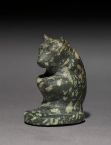 Amulet of a Crouching Bear, 664-332 BC. Creator: Unknown