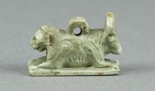 Amulet of a Double Animal: Lion and Bull, Egypt, Late Period, Dynasty 26 (664-525 BCE). Creator: Unknown