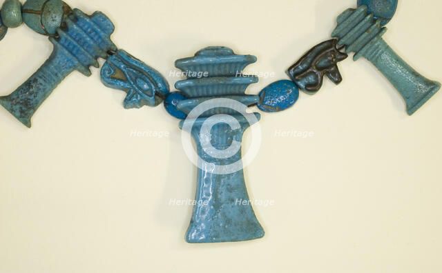 Amulet of a Djed Column, Egypt, Ptolemaic Period (332-30 BCE). Creator: Unknown.