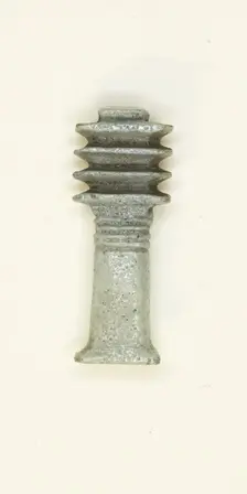 Amulet of a Djed Pillar, Egypt, Late Period, Dynasties 26-31 (664-332 BCE). Creator: Unknown