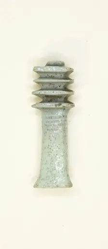 Amulet of a Djed Pillar, Egypt, Late Period, Dynasties 26-31 (664-332 BCE). Creator: Unknown