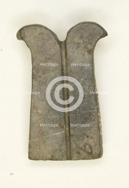 Amulet of a Forked Lance (Pesekh-kef), Egypt, Late Period, Dynasty 26-31 (664-332 BCE). Creator: Unknown.