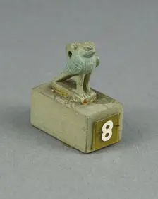 Amulet of a Falcon, Egypt, Late Period, Dynasty 26-31 (664-332 BCE). Creator: Unknown