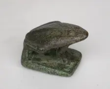 Amulet of a Frog, Egypt, Middle Kingdom, Dynasty 11 (2134-1991 BCE). Creator: Unknown