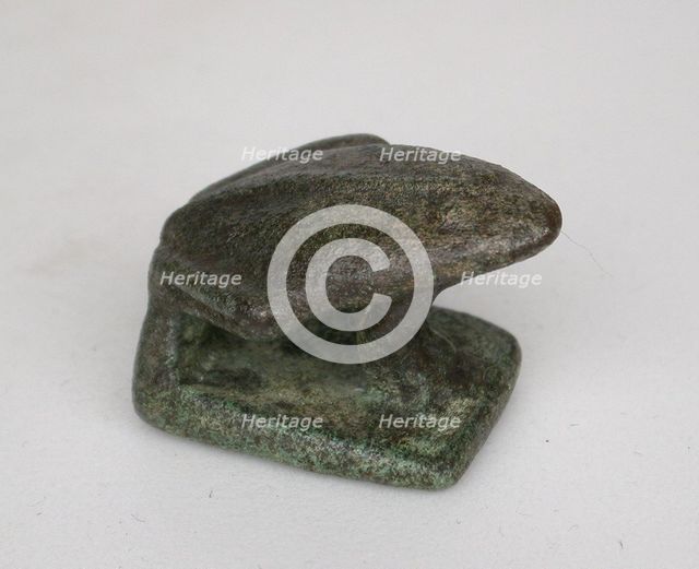 Amulet of a Frog, Egypt, Middle Kingdom, Dynasty 11 (2134-1991 BCE). Creator: Unknown.