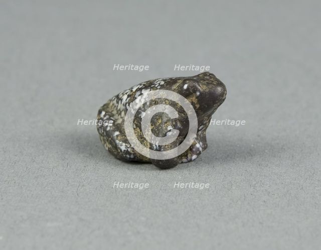 Amulet of a Frog, Egypt, New Kingdom-Third Intermediate Period (about 1550-664 BCE). Creator: Unknown.
