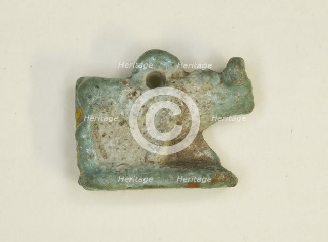 Amulet of a Hathor Cow, Egypt, Third Intermediate Period, Dynasty 21-25 (1070-656 BCE). Creator: Unknown.