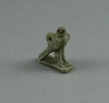 Amulet of a Hawk, Egypt, Third Intermediate Period, Dynasty 21-25 (1070-656 BCE). Creator: Unknown