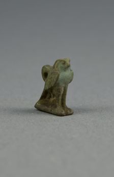Amulet of a Hawk, Egypt, Third Intermediate Period, Dynasty 21-25 (1070-656 BCE). Creator: Unknown