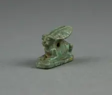 Amulet of a Hare, Egypt, Third Intermediate Period, Dynasty 21-25 (1070-656 BCE). Creator: Unknown