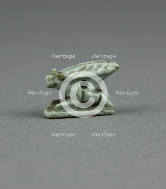Amulet of a Hare, Egypt, Third Intermediate Period, Dynasty 21-25 (1070-656 BCE). Creator: Unknown.