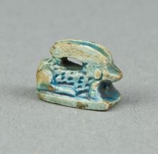 Amulet of a Hare, Egypt, Late Period (664-332 BCE). Creator: Unknown