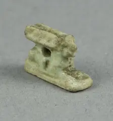 Amulet of a Hare, Egypt, Late Period, Dynasties 26-31 (664-332 BCE). Creator: Unknown