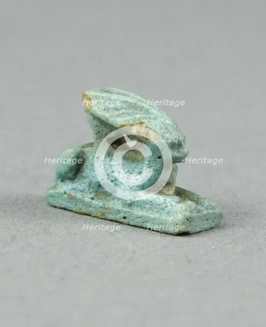 Amulet of a Hare, Egypt, Late Period-Ptolemaic Period (7th-1st centuries BCE). Creator: Unknown.