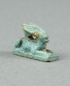 Amulet of a Hare, Egypt, Late Period-Ptolemaic Period (7th-1st centuries BCE). Creator: Unknown