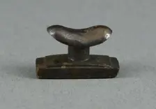 Amulet of a Headrest, Egypt, Late Period, Dynasties 26-31 (664-332 BCE). Creator: Unknown