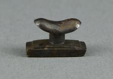 Amulet of a Headrest, Egypt, Late Period, Dynasties 26-31 (664-332 BCE). Creator: Unknown