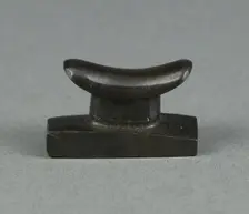Amulet of a Headrest, Egypt, Late Period, Dynasties 26-31 (664-332 BCE). Creator: Unknown