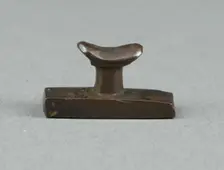 Amulet of a Headrest, Egypt, Late Period, Dynasty 26 (664-525 BCE). Creator: Unknown