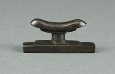 Amulet of a Headrest, Egypt, Late Period, Dynasty 26-31 (664-332 BCE). Creator: Unknown