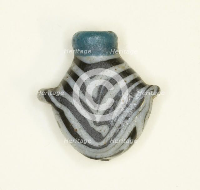 Amulet of a Heart, Egypt, New Kingdom, Dynasty 18 (about 1350 BCE). Creator: Unknown.