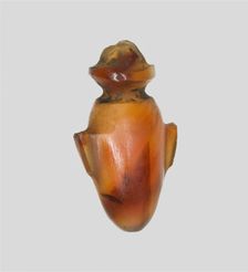 Amulet of a Heart, Egypt, Third Intermediate Period, Dynasty 21-25 (1070-656 BCE). Creator: Unknown