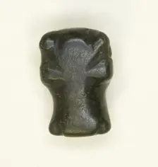 Amulet of a Hippopotamus Head, Egypt, Middle Kingdom, Dynasty 12 (about 1985-1773 BCE). Creator: Unknown