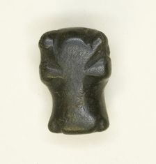 Amulet of a Hippopotamus Head, Egypt, Middle Kingdom, Dynasty 12 (about 1985-1773 BCE). Creator: Unknown