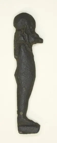 Amulet of a Jackal-Headed God, Egypt, Late Period, Dynasty 25-30 (780-343 BCE). Creator: Unknown