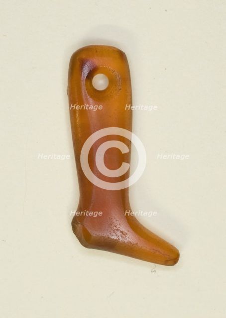 Amulet of a Leg and Foot, Egypt, Late Old Kingdom-First Intermediate Period, Dynasty 5-11... Creator: Unknown.