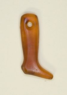 Amulet of a Leg and Foot, Egypt, Late Old Kingdom-First Intermediate Period, Dynasty 5-11... Creator: Unknown