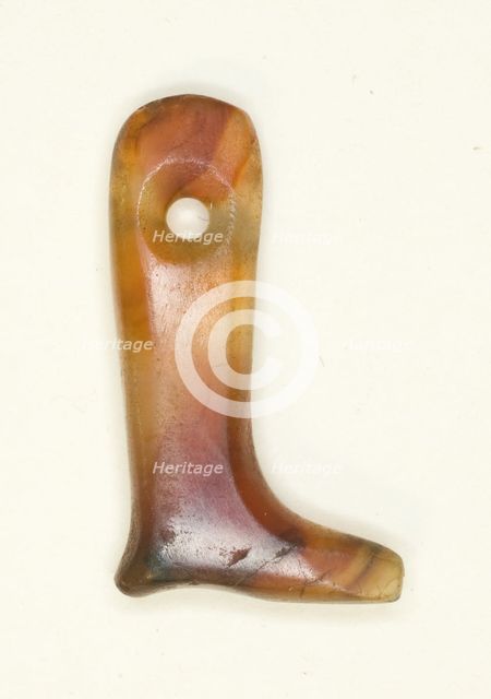 Amulet of a Leg and Foot, Egypt, Late Old Kingdom-First Intermediate Period, Dynasties 5-11... Creator: Unknown.