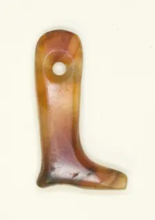 Amulet of a Leg and Foot, Egypt, Late Old Kingdom-First Intermediate Period, Dynasties 5-11... Creator: Unknown