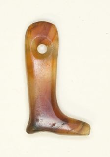 Amulet of a Leg and Foot, Egypt, Late Old Kingdom-First Intermediate Period, Dynasties 5-11... Creator: Unknown