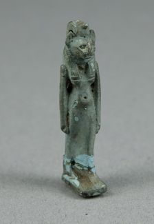 Amulet of a Lion-Headed Goddess, Egypt, Third Intermediate Period, Dynasties 21-25 (abt 1069-664 BCE Creator: Unknown