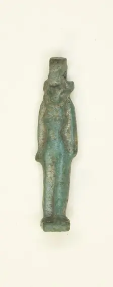 Amulet of a Lion-Headed Goddess, Egypt, Third Intermediate Period-Late Period, Dynasties 21-31... Creator: Unknown
