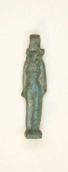 Amulet of a Lion-Headed Goddess, Egypt, Third Intermediate Period-Late Period, Dynasties 21-31... Creator: Unknown