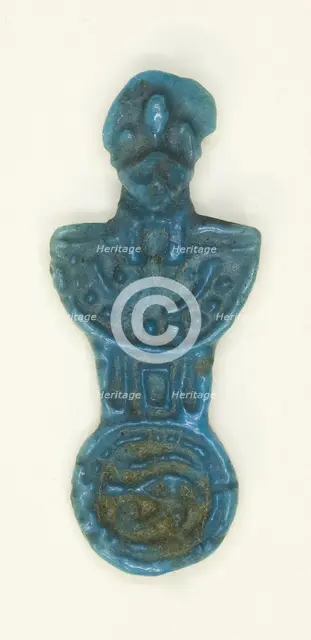 Amulet of a Menat Counterpoise with Lion-headed Goddess, Egypt, Third Intermediate Period-Late... Creator: Unknown.