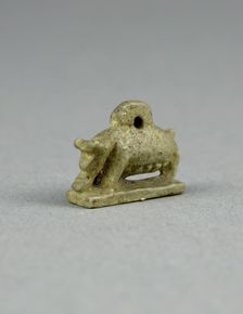 Amulet of a Sow, Egypt, Third Intermediate Period, Dynasty 21-25 (1070-656 BCE). Creator: Unknown