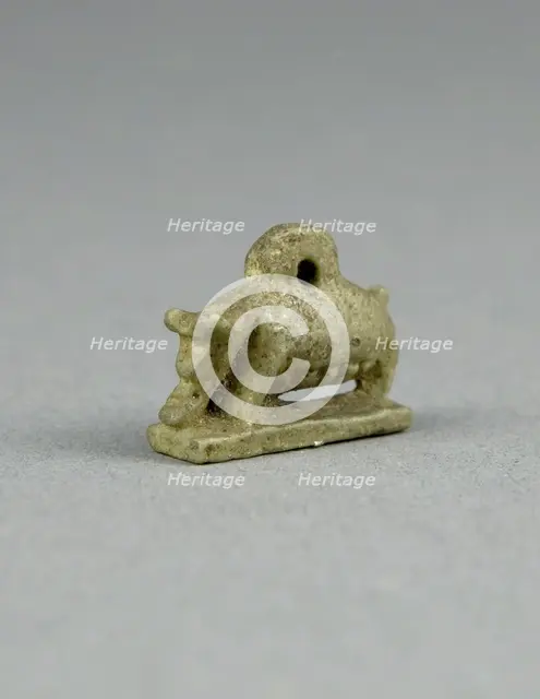 Amulet of a Sow, Egypt, Third Intermediate Period, Dynasty 21-25 (1070-656 BCE). Creator: Unknown.