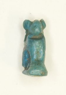 Amulet of a Seated Cat (the Goddess Bastet), Egypt, Third Intermediate-Late Period (?)... Creator: Unknown