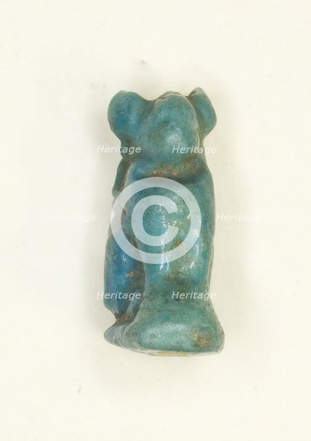 Amulet of a Seated Cat (the Goddess Bastet), Egypt, Third Intermediate-Late Period (?)... Creator: Unknown.