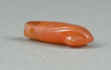 Amulet of a Serpent's Head, Egypt, Middle Kingdom-New Kingdom, Dynasties 12-20 (abt 1985-1069 BCE). Creator: Unknown