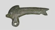 Amulet of a Shilbe Fish, Egypt, Late Period, Dynasty 26-31 (664-332 BCE). Creator: Unknown