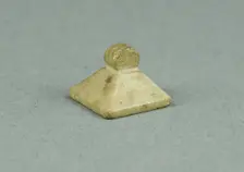 Amulet of a Stamp Seal, Egypt, Late Period, Dynasties 26-31 (664-332 BCE). Creator: Unknown