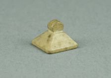 Amulet of a Stamp Seal, Egypt, Late Period, Dynasties 26-31 (664-332 BCE). Creator: Unknown