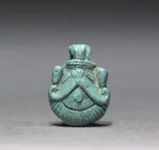 Amulet of a Palmette, 1540-1296 BC. Creator: Unknown