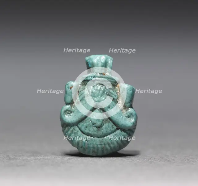 Amulet of a Palmette, 1540-1296 BC. Creator: Unknown.