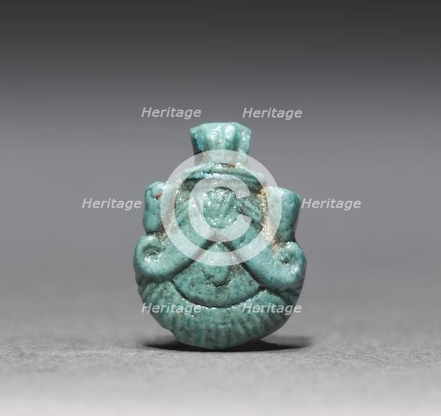 Amulet of a Palmette, 1540-1296 BC. Creator: Unknown.