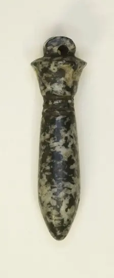 Amulet of a Papyrus Column, Egypt, Third Intermediate Period, Dynasty 21-25 (1070-656 BCE). Creator: Unknown